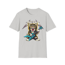 Load image into Gallery viewer, Hard Rock Kitty -- Pink -- On Gildan Softstyle T-Shirt