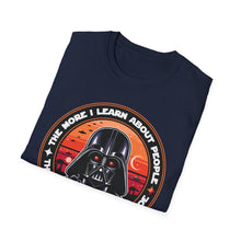 Load image into Gallery viewer, Vader Dark Side On Gildan Softstyle Tee