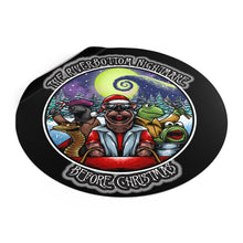 Load image into Gallery viewer, Riverbottom Nightmare Christmas Round Vinyl Sticker