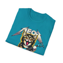 Load image into Gallery viewer, Hard Rock Kitty -- Pink -- On Gildan Softstyle T-Shirt