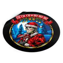 Load image into Gallery viewer, Santa Voorhees Vinyl Round Sticker