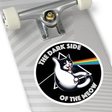 Load image into Gallery viewer, Dark Side of The Meow Round Sticker