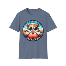 Load image into Gallery viewer, Naughty Kitty Def Leopard Tee on Softstyle
