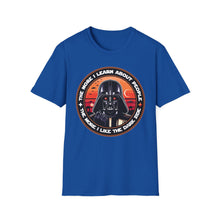 Load image into Gallery viewer, Vader Dark Side On Gildan Softstyle Tee