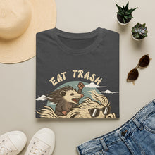 Load image into Gallery viewer, Eat Trash & Get Lucky on Gildan Softstyle T-Shirt