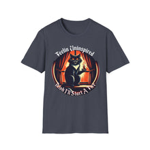 Load image into Gallery viewer, Dark Humor Cat Tee on Softstyle