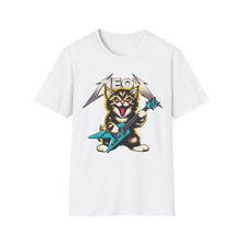 Load image into Gallery viewer, Hard Rock Kitty -- Pink -- On Gildan Softstyle T-Shirt
