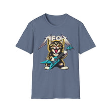 Load image into Gallery viewer, Hard Rock Kitty -- Pink -- On Gildan Softstyle T-Shirt