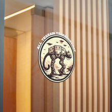Load image into Gallery viewer, All Terrain Transport Cat Die-Cut Stickers (DTF) (white font)