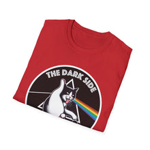 Load image into Gallery viewer, Dark Side of The Meow Tee on Softstyle