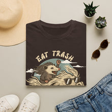 Load image into Gallery viewer, Eat Trash & Get Lucky on Gildan Softstyle T-Shirt