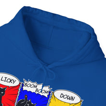 Load image into Gallery viewer, A Licky Boom Boom Kitty on Unisex Heavy Blend™ Hoodie