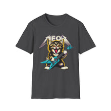 Load image into Gallery viewer, Hard Rock Kitty -- Pink -- On Gildan Softstyle T-Shirt