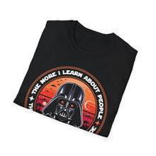 Load image into Gallery viewer, Vader Dark Side On Gildan Softstyle Tee