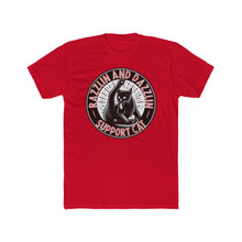 Load image into Gallery viewer, Razzle Dazzle Support Cat on Next Level T-Shirt