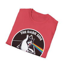 Load image into Gallery viewer, Dark Side of The Meow Tee on Softstyle