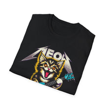 Load image into Gallery viewer, Hard Rock Kitty -- Pink -- On Gildan Softstyle T-Shirt