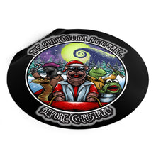 Load image into Gallery viewer, Riverbottom Nightmare Christmas Round Vinyl Sticker