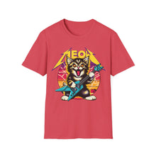 Load image into Gallery viewer, Hard Rock Kitty -- Yellow -- On Gildan Softstyle T-Shirt