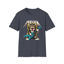 Load image into Gallery viewer, Hard Rock Kitty -- Pink -- On Gildan Softstyle T-Shirt