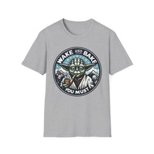 Load image into Gallery viewer, Yoda Wake And Bake Tee on Softstyle