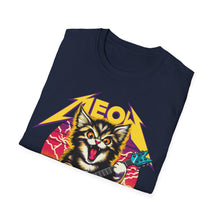 Load image into Gallery viewer, Hard Rock Kitty -- Yellow -- On Gildan Softstyle T-Shirt