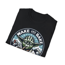 Load image into Gallery viewer, Yoda Wake And Bake Tee on Softstyle