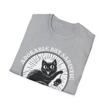 Load image into Gallery viewer, Adorable But Sadistic Cat Tee on Softstyle