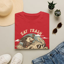 Load image into Gallery viewer, Eat Trash & Get Lucky on Gildan Softstyle T-Shirt