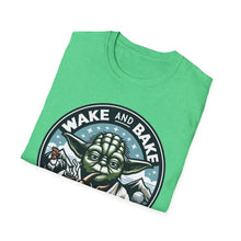 Load image into Gallery viewer, Yoda Wake And Bake Tee on Softstyle