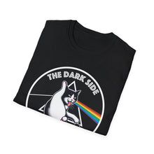 Load image into Gallery viewer, Dark Side of The Meow Tee on Softstyle
