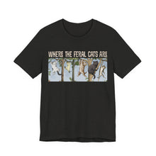 Load image into Gallery viewer, Where The Feral Cats Are on Bella Canvas