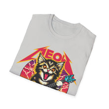 Load image into Gallery viewer, Hard Rock Kitty -- Pink -- On Gildan Softstyle T-Shirt