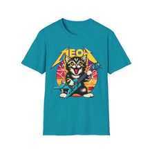Load image into Gallery viewer, Hard Rock Kitty -- Yellow -- On Gildan Softstyle T-Shirt