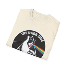 Load image into Gallery viewer, Dark Side of The Meow Tee on Softstyle