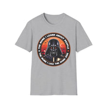 Load image into Gallery viewer, Vader Dark Side On Gildan Softstyle Tee
