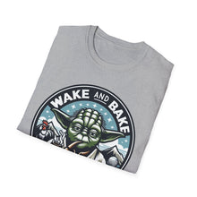Load image into Gallery viewer, Yoda Wake And Bake Tee on Softstyle