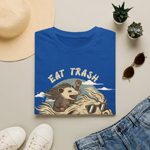 Load image into Gallery viewer, Eat Trash & Get Lucky on Gildan Softstyle T-Shirt