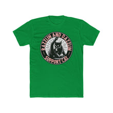 Load image into Gallery viewer, Razzle Dazzle Support Cat on Next Level T-Shirt