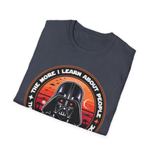 Load image into Gallery viewer, Vader Dark Side On Gildan Softstyle Tee