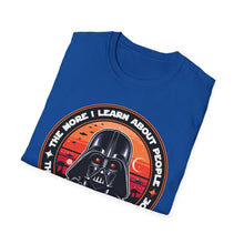 Load image into Gallery viewer, Vader Dark Side On Gildan Softstyle Tee