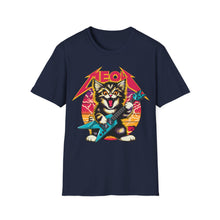 Load image into Gallery viewer, Hard Rock Kitty -- Pink -- On Gildan Softstyle T-Shirt