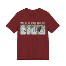 Load image into Gallery viewer, Where The Feral Cats Are on Bella Canvas
