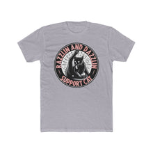 Load image into Gallery viewer, Razzle Dazzle Support Cat on Next Level T-Shirt