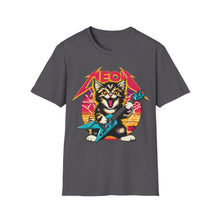 Load image into Gallery viewer, Hard Rock Kitty -- Pink -- On Gildan Softstyle T-Shirt