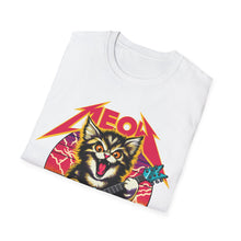 Load image into Gallery viewer, Hard Rock Kitty -- Pink -- On Gildan Softstyle T-Shirt