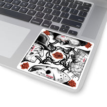 Load image into Gallery viewer, Red Hot Movie Killers Square Stickers