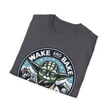 Load image into Gallery viewer, Yoda Wake And Bake Tee on Softstyle
