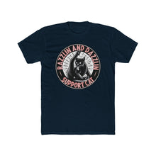 Load image into Gallery viewer, Razzle Dazzle Support Cat on Next Level T-Shirt