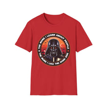 Load image into Gallery viewer, Vader Dark Side On Gildan Softstyle Tee
